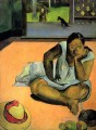 Te Faaturuma Mujer Inquietante Postimpresionismo Primitivismo Paul Gauguin